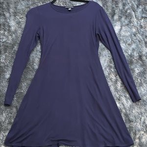 Navy blue t-shirt dress